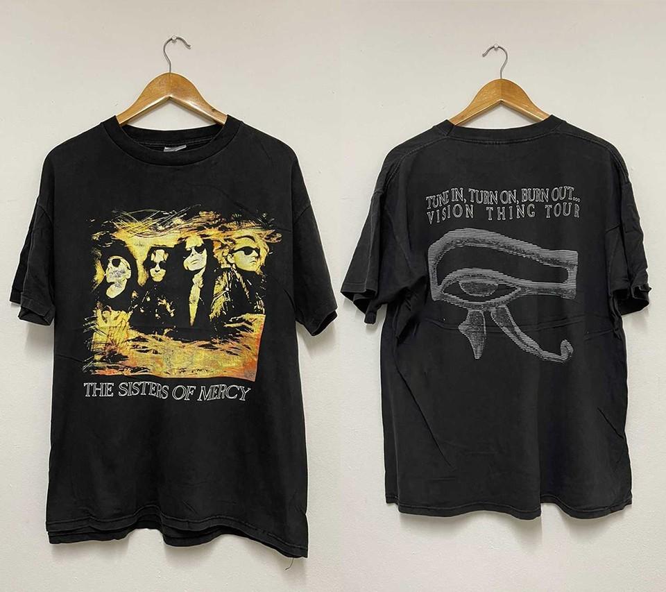 

The Sisters Of Mercy Vision Thing 2 Sided Unisex 100% Cotton TShirt S5XL MC604 Unisex T-Shirt L