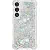Case for Samsung Galaxy S24 Case Glitter Liquid Cute Clear Phone Case Floating Quicksand Shockproof Protective Bumper Soft TPU Case for Samsung