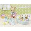 Sylvanian Families DollFurniture Set Milk Rabbits Triplet Favorite Bath DF-22 ST Mark Certified 3 Years Up Toy Dollhouse EPOCH