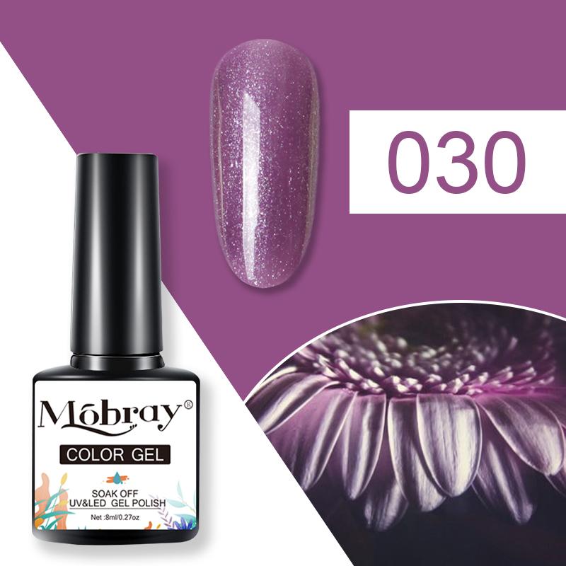 Mobray 80 Colors Gel Nail Polish 8ML Semi Permanent Gel Lacquer Soak Off UV Gel for Nail Art
