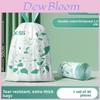 Home Use Thickened Jasmine Flower Drawstring Trash Bags With Odor Control For Kitchen And Bathroom
