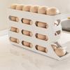 Plastic Egg Roller Rack Space Saving Refrigerator Egg Storage Box  for Kitchen Dedicated