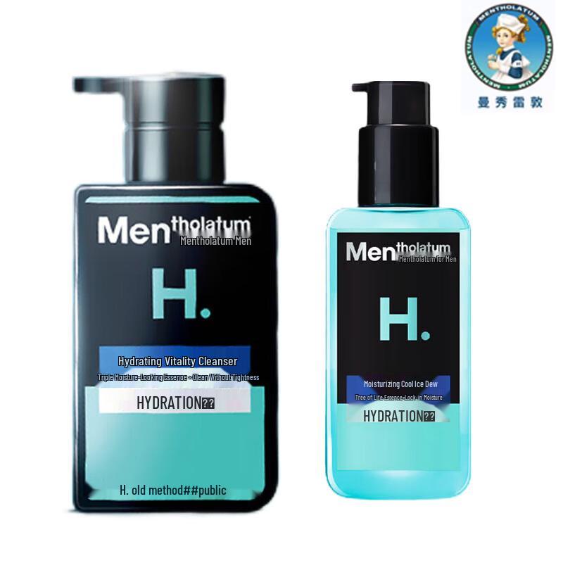 Набор: Увлажняющее средство для умывания лица Mentholatum и Освежающая роса