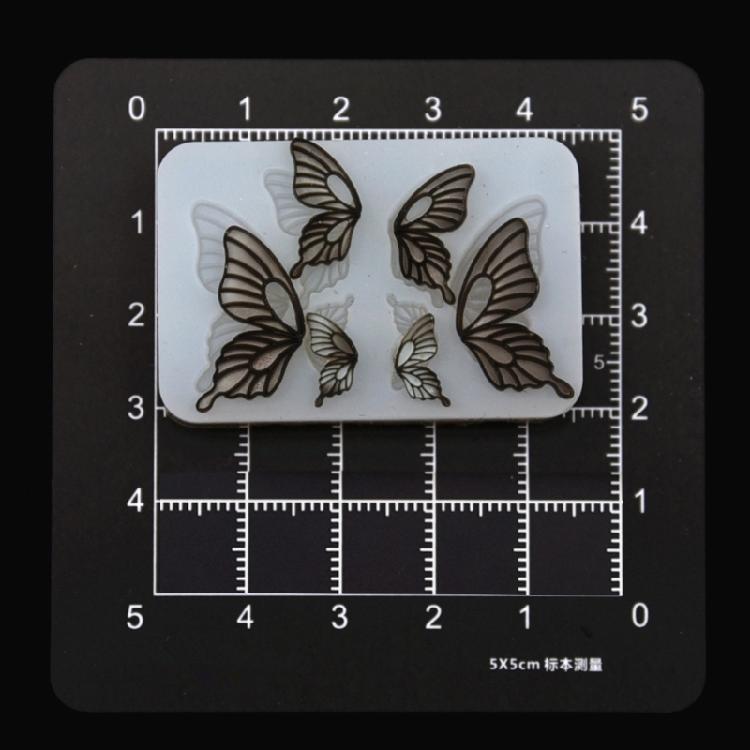 Flexible Silicone Mold Customized Butterfly Crafts Mould Jewelry Making Tool