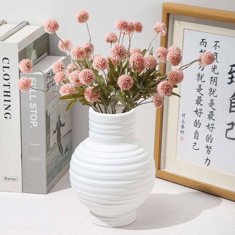 Plastic Flower Vase for Flowers Desk Accessorie Interior Accessories Table Decoration and Accessories Room Decoration