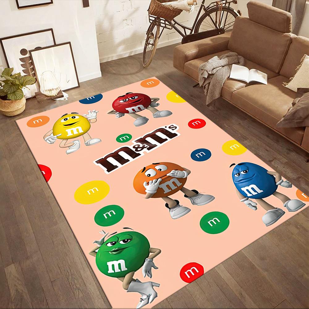 Colorful Characters Play Square rugs are a great choice for living rooms, bedrooms, home décor, and as gifts.