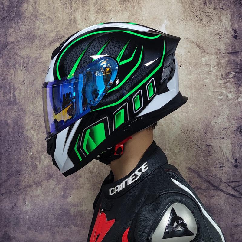 Dual Lens Motorcycle Helmet Motorcycle Travel Helmet Electric Vehicle Adult Safety Helmet