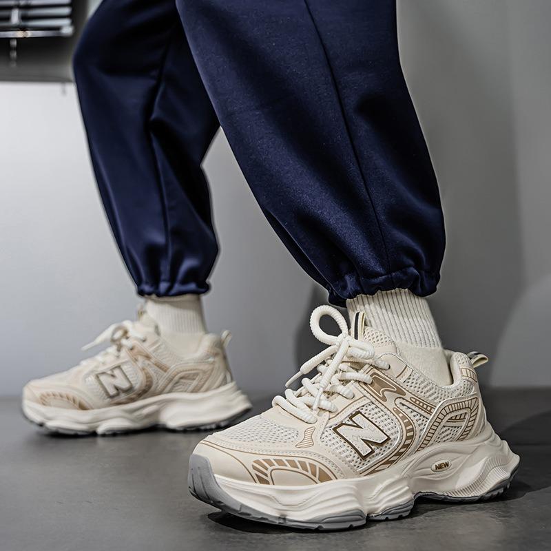 Spring and Autumn Cool Running Dad Shoes Men's Shoes Machine Breathable Mesh Casual Shoes Sneakers Student Versatile