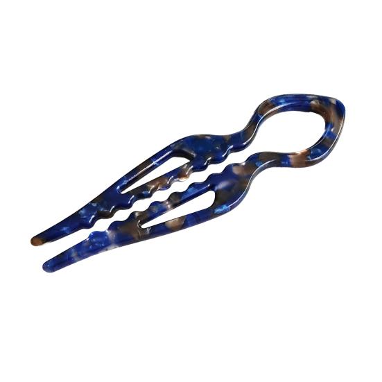 French Hair Pin Women Double-Notch Locking Mechanism Hair Clip Twists Secure Hair Stick Hair Styling Accessory