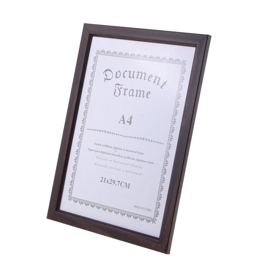 Free Standing and Wall Mountable Dongxu A4 White Photo Frames Set of 3