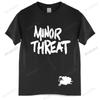 Letní značkové tričko Minor Threat Tričko Out of Step | Hardcore Punk | Straight Edge | Značkové pánské tričko Dischord topy