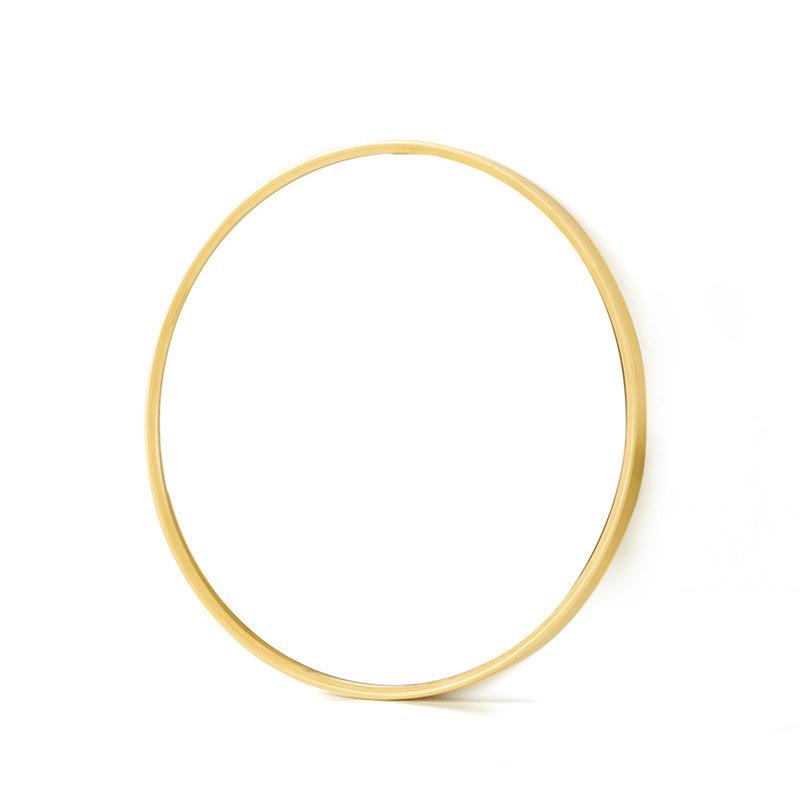 Nordic Home Wrought Iron Round Cosmetic Mirror Custom Hotel Wall Hanging Simple Bathroom Mirror Moisture And Dirt Resistant