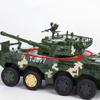 1: Modelo de tanque com rodas de liga leve 32, ornamento de modelo simulado estilo militar, caixa de presente com embalagem original, atacado