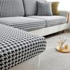 Thick Grid Jacquard Sofa Cushion Cover Slipcovers Elastic Sofa Seat Cover Sofa Seat Cushion Protector