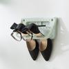 Wall Mounted Shoe Rack for Entryway Space Saving Folding Plastic Shoe Storage Organizer For Bathroom