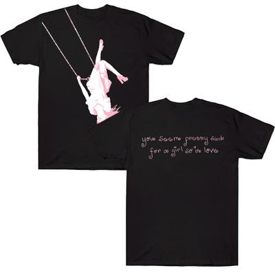 Swing Oversized Graphic T-shirt Olivia You Seem Pretty Sad for A Girl So In Love Fashion Short Sleeve Y2K Women Men Cotton Tees