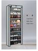 Metal Multi-Layer Space-Saving Shoe Rack Cabinet for Home and Dormitory