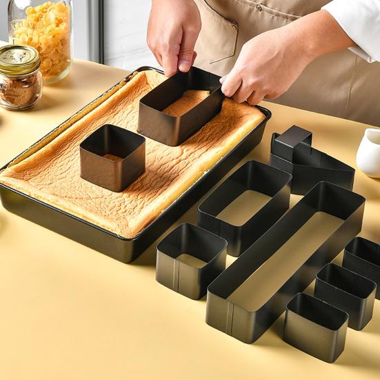 Number And Letter Cake Mold Set Stainless Steel Alphanumeric Cake Pan Refrigerator Safe Baker Essentials