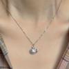 Baroque Little Whale Necklace, Special-Shaped Pearl, Marine Life Pendant, Collarbone Chain, Small Fish Stud Earrings Set, Color Retention.