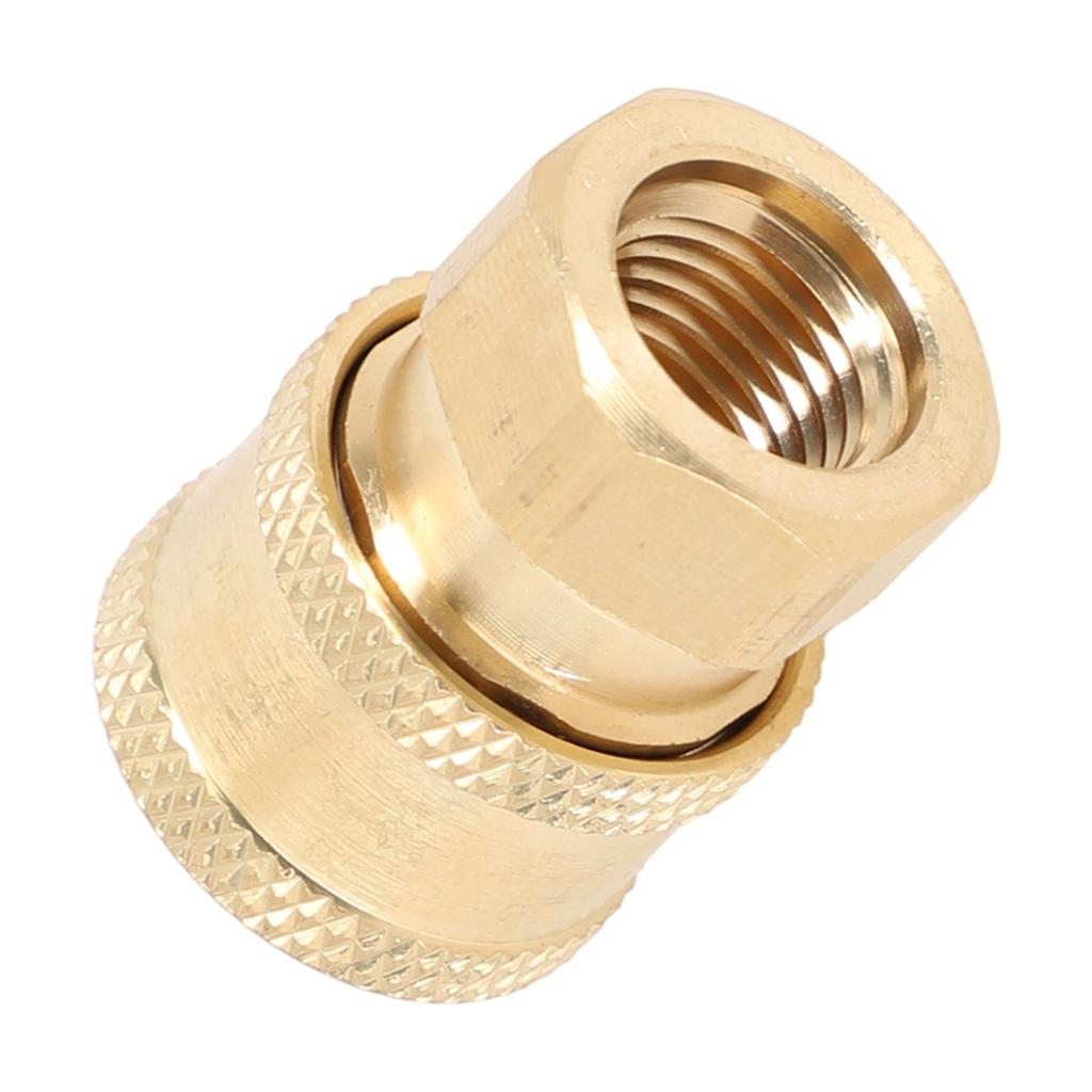 2pcs Pressure Washer Coupler Brass Fittings 1/4 Inch Quick Connect to Female