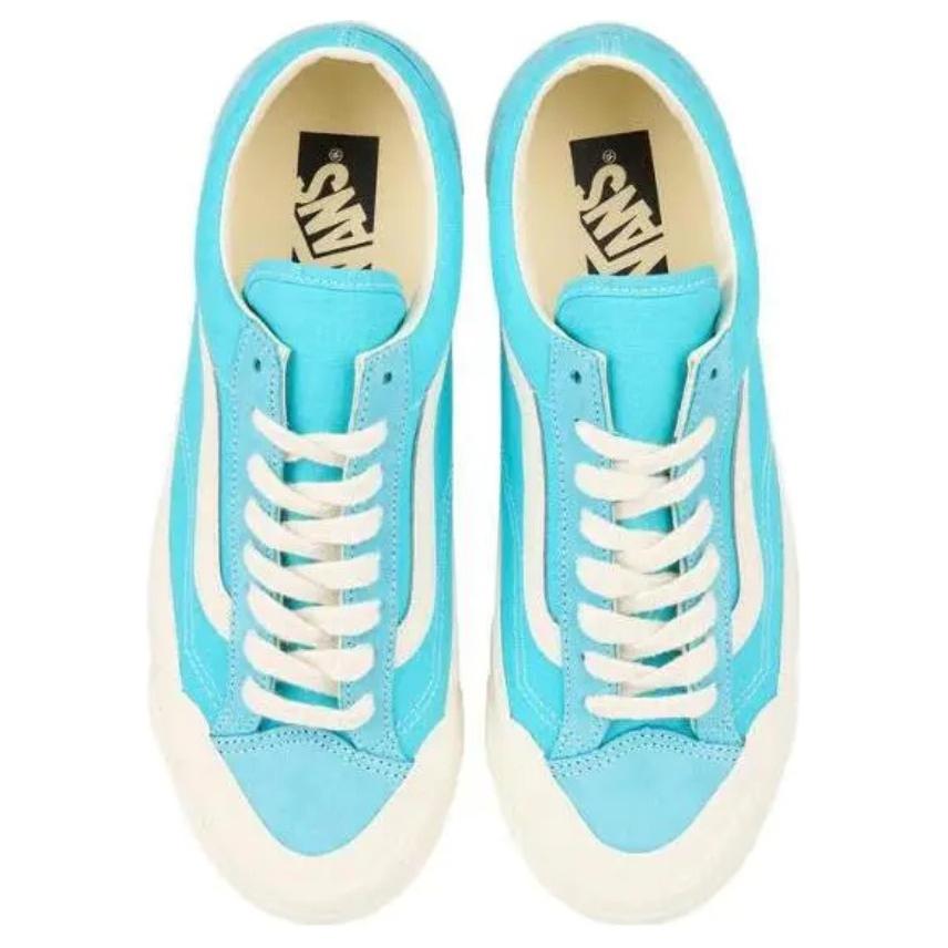 Vans Old Skool Durable Lightweight And Breathable Low Top Skateboard Shoes Unisex Blue Sneakers VN000MT6E3O