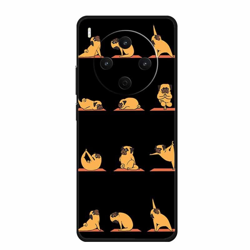 Black Silicone Case For Vivo Y500 Pro 5G 2025 Case Cartoon Cat Soft Back Cover For Vivo Y500 Pro Phone Case 6.67" Fundas Coque