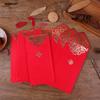 10Pcs Red Red Pocket Gold Stamping Red Gift Envelope Practical Red Envelope  Spring Festival