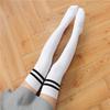Women's Japanese Style White Over-the-Knee Slouch Socks