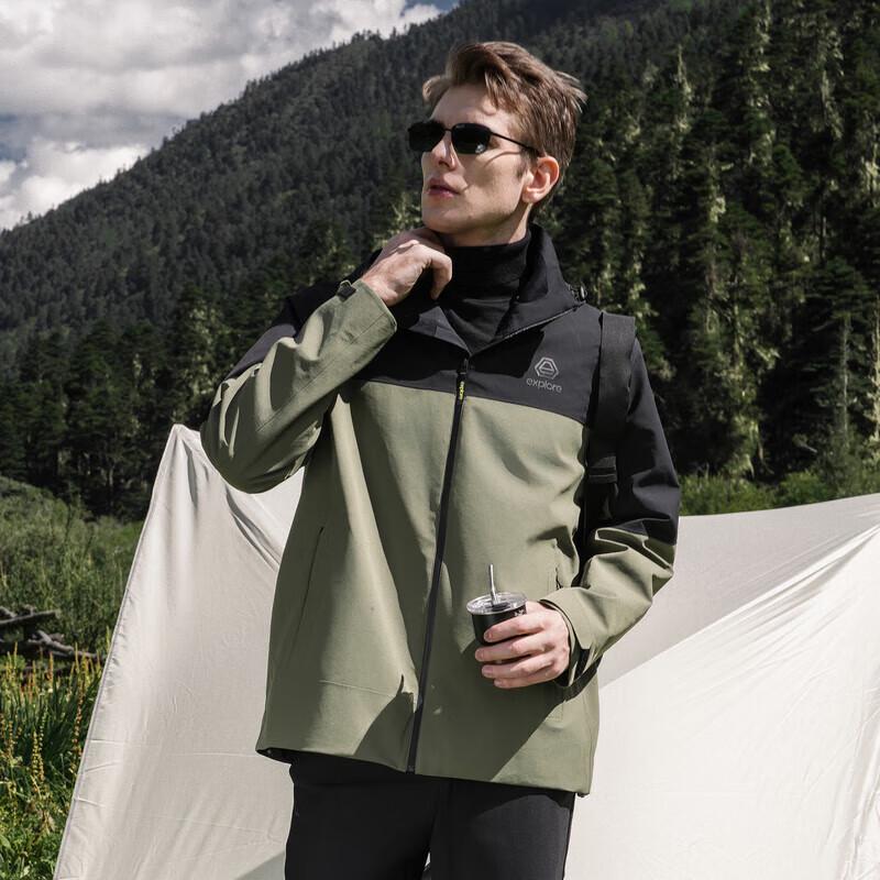 

K-Boxing Men s 3-Proof Outdoor Hooded Jacket L