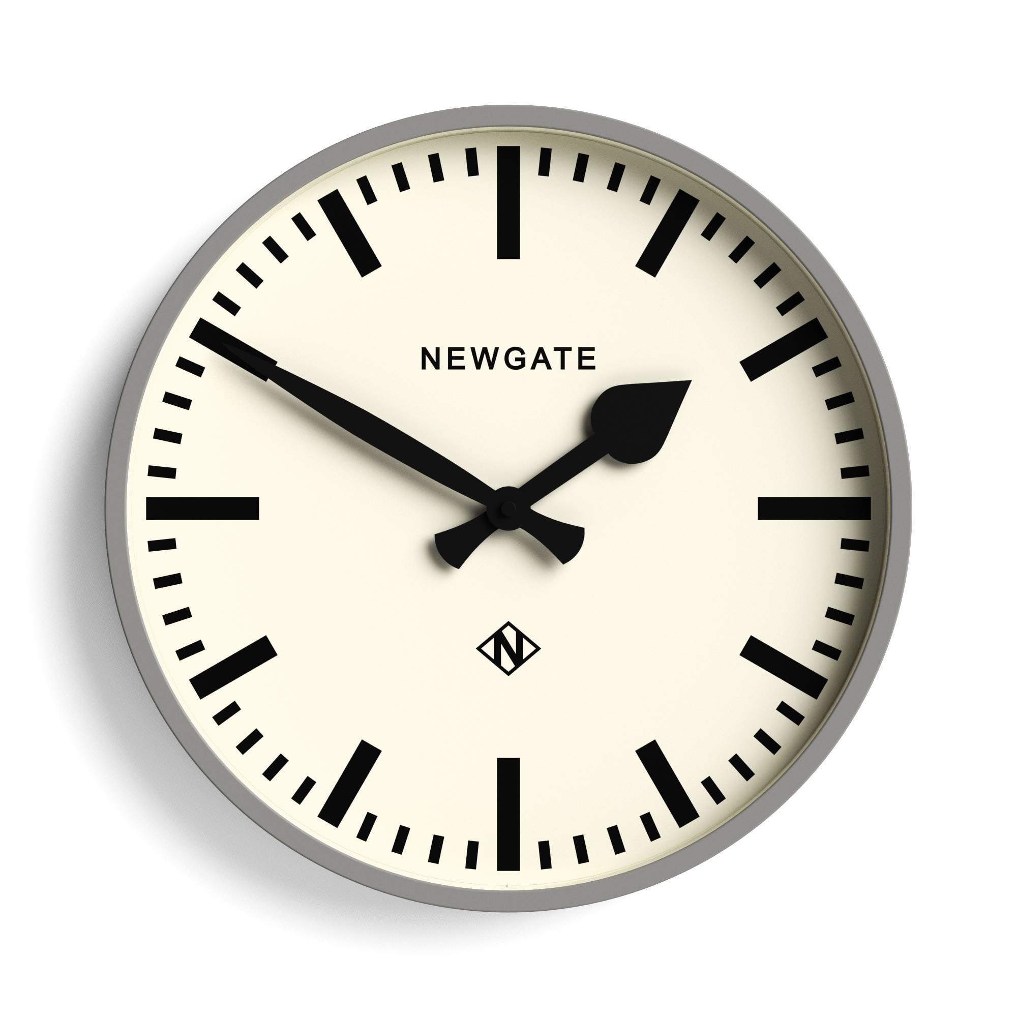 NEW GATE Wall Clock Number Three Railway NUMTHR390PGY GRAY [Used] серый