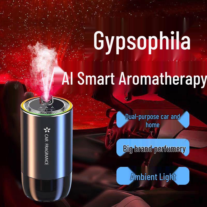 Starry Sky Dual-Use Car & Home Diffuser with Smart Perfume and Atmosphere Light
