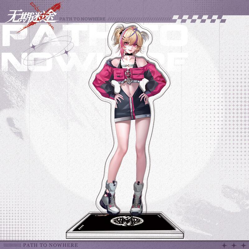 Fans Gift Charm Game Anime Path to Nowhere HD Figures Zoya Hamel Demolia Acrylic Stand Series Desk Decor Collection About 15cm