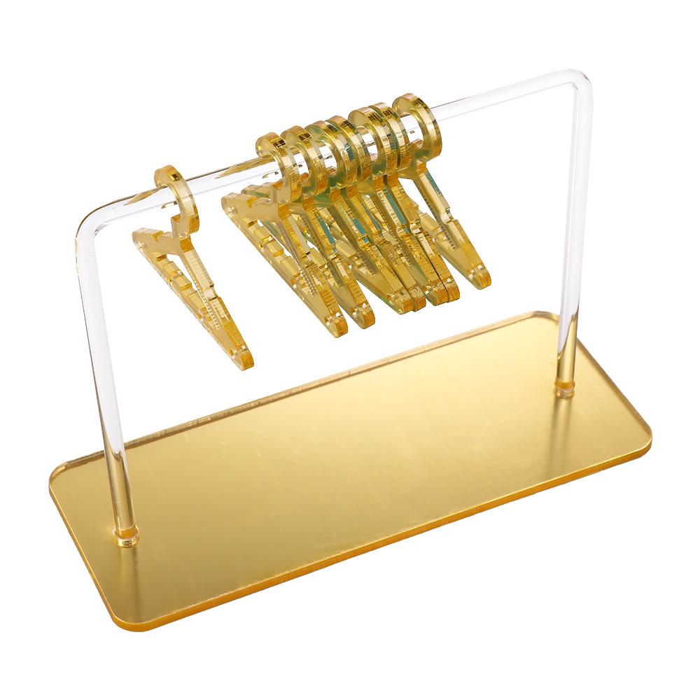Gift Pendant Ear Stud Holder Coat-hanger Shape Jewelry Show Case Earring Rack Holder Earring Display Stand Jewelry Organizer