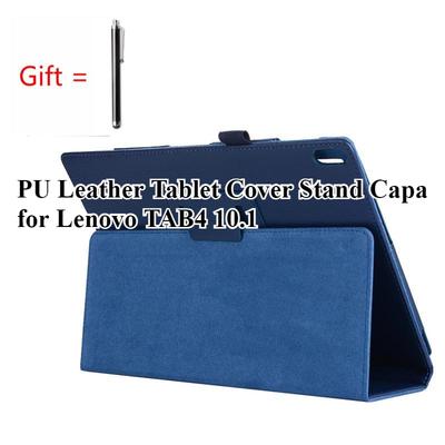 Caneta grátis com capa para lenovo tab 4 10 TB-X304F x304l x304 capa de couro pu para tablet lenovo tab4 10.1 plus TB-X704F/l