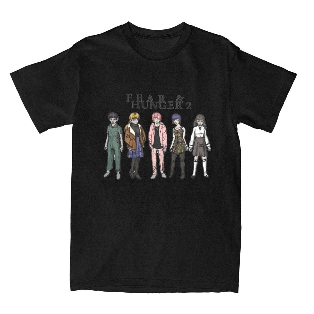Fear And Hunger Termina TShirt Mens Video Game Cartoon Vintage Cotton T Shirts Summer ONeck Tee Shirt Oversized Clothing
