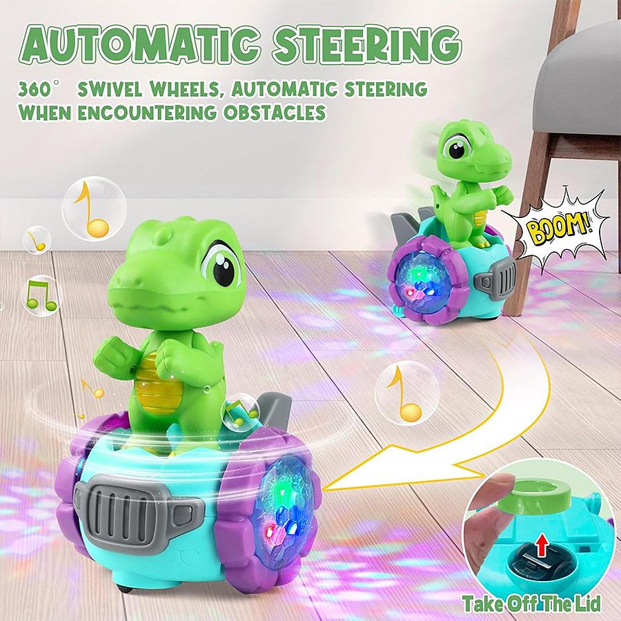 Dinosaur robot toys for boys, dinosaur toys for kids aged 3-5, interactive robot toys for kids aged 3-5, dancing car, birthday g