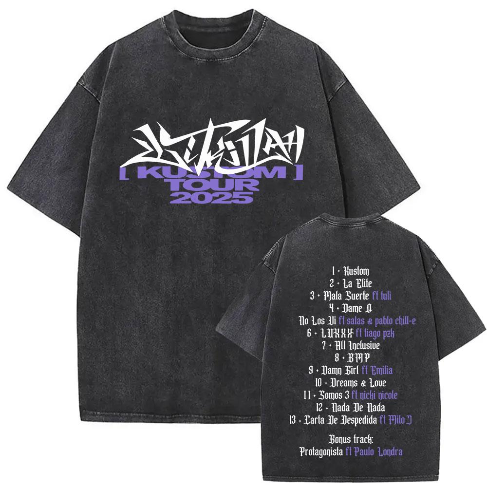 

Rapper Lit Killah Tour Album Washed Mens Clothes Tee Shirt Homme Graphic TShirts Men Tshirt for Men Ropa Hombre Camisetas XL