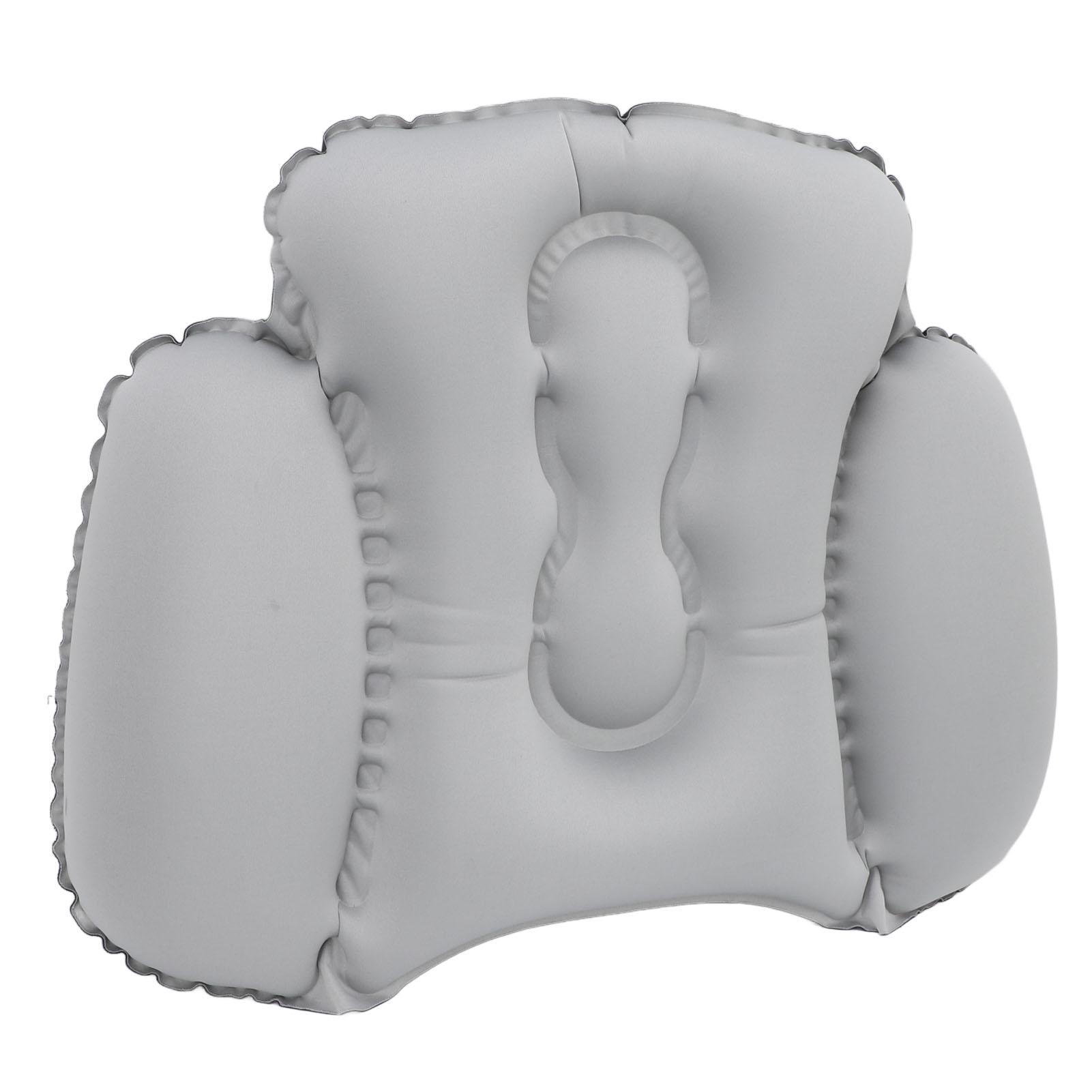 

Inflatable Lumbar Travel Pillow for Airplane Ergonomic Soft Chair Back Support Pillow for Men Women Press Inflation