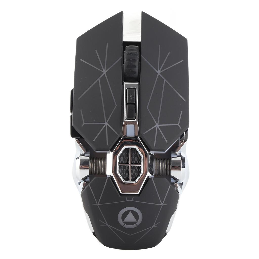 Wireless Mouse Rechargeable Ergonomic Flexible Mouse Wheel Gaming Mice Laptop Mouse Matte Black