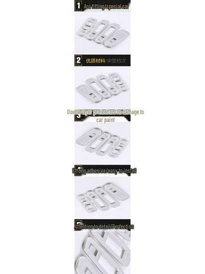 Decorative Frame for Peugeot 408: Glass Switch & Window Control Panel