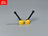 10pcs/lot MOC Bricks Operation Lever Control Handle Car 73587 4592c02 Building Blocks Children Toys Christmas Gifts