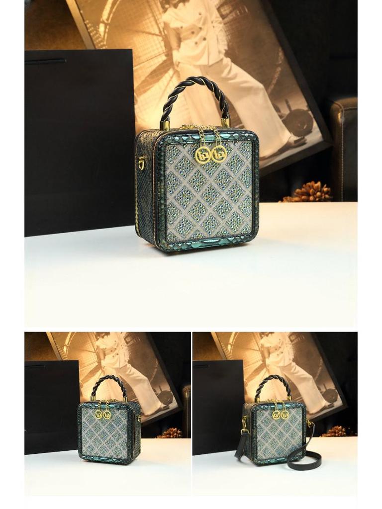 2025 Hong Kong Diamond-Studded Princess Diana Luxury Handbag - Women's Versatile, Fashionable Small Bag