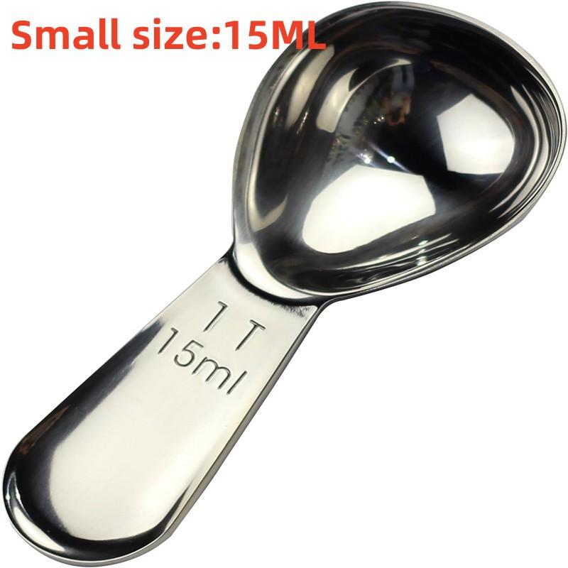 

Coffee measuring spoon, Stainless Steel Coffee Scoop 15ML / 30ML Exact Measuring Spoon for Coffee, Flour, Sugar