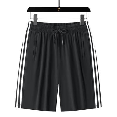 Shorts Esportivos Casuais Masculinos Dm de Seda Gelada, Tamanho Grande e Ampliado