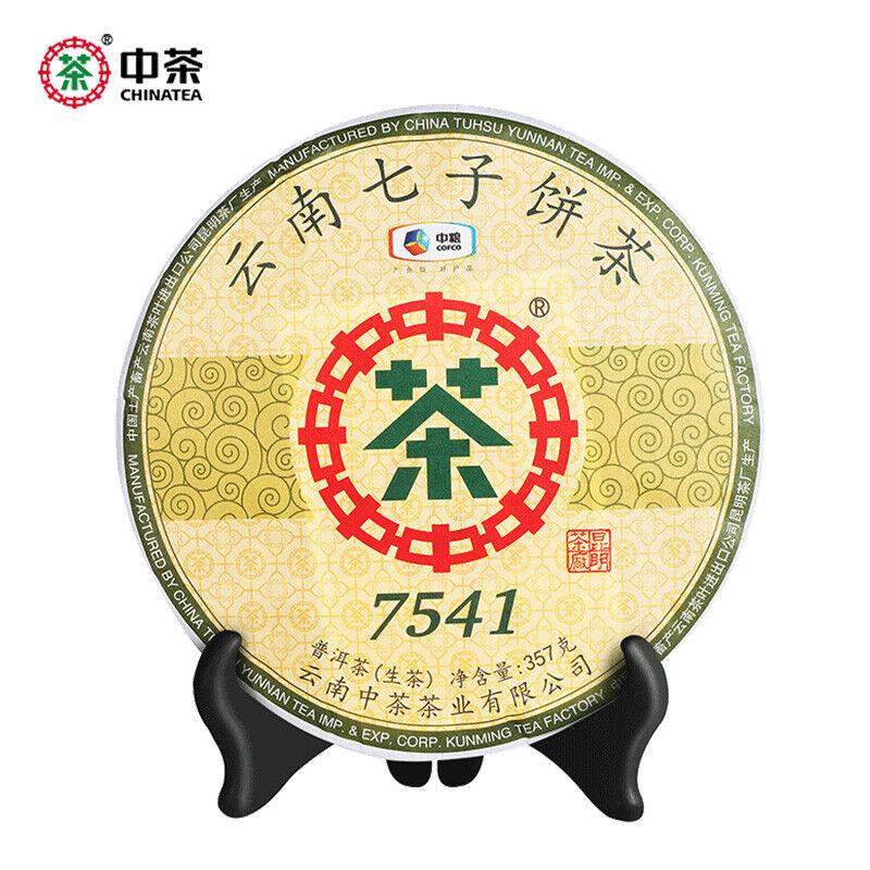 CHINATEA COFCO Brand Classic 7541 Pu-erh Tea Cake 2019 357g Raw Puer Pu'er Cake