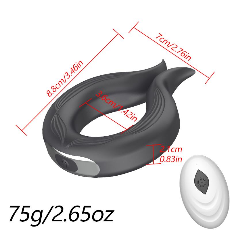 Male Vibrator Penis Ring Clitoris Stimulation Massage Delayed Ejaculation Adult Sex Toys Sex Products Massage Couples