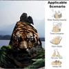 1pc Tiger Print Blanket Warm, Cozy, And Soft, Suitable for Sofas, Beds, Cars, And Office Use.Perfect for Camping And Travel, Making It a Great Gift Fo