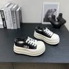 2025 autumn new small 7cm lightweight platform fashion women's casual little white shoes trendy leather muffin shoes