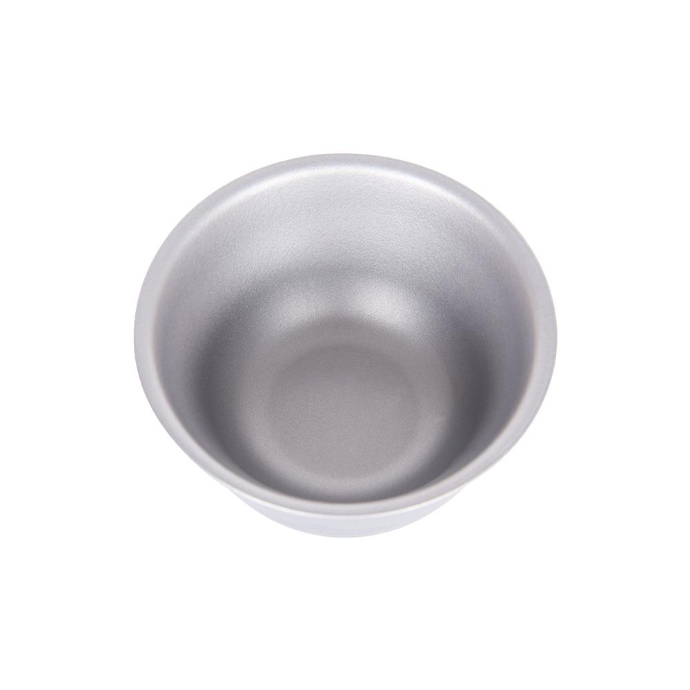 TOMSHOO Pure Titanium Tea Set Cover Bowl Single Fairway Cup Tea Cup Set Double Layer Anti-Scald