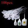 100Pc Plastic Glue Bottom Tips Disposable Micro Tips Dropping Tube Nozzle for 502 Rubber Hose Glue Extender Precision Applicator